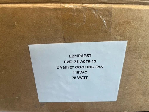 ebm-papst R2E175-A079-12 Centrifugal Cabinet Cooling Fan 115VAC 75W