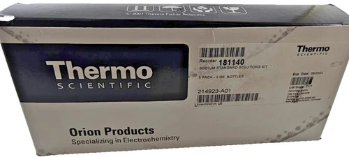 Thermo Scientific Orion 181140 Sodium Standard Solutions Kit - 5 Pack 2 oz Bottles