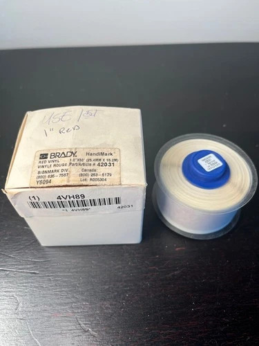 Brady HandiMark Vinyl Label Tape - 42027 Green and 42031 Red, 1" x 30' — product image 2 of 9