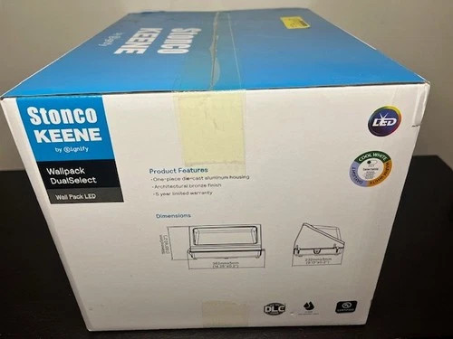 Stonco Keene WP100-SCT-G2-10-BZ 100W LED Wall Pack — product image 6 of 6
