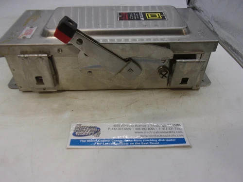 Square D H361DS Heavy Duty Safety Switch, 30A, 600V, 3P, Fusible, NEMA 4/4X/12 Stainless Steel — product image 6 of 8