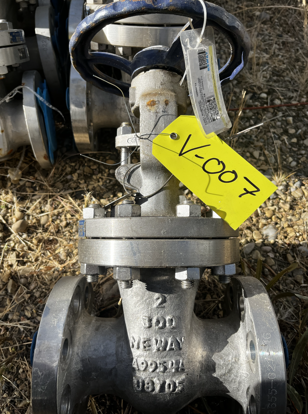 Neway 2 Inch Class 300 Duplex Stainless Steel Gate Valve 2G3RNF51-HFW600 — primary product image