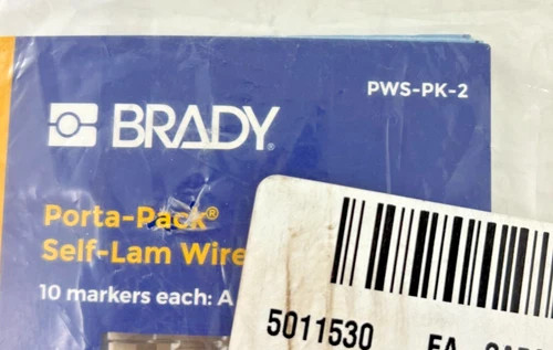 Brady PWS-PK-2 Porta-Pack Self-Laminating Wire Markers — product image 3 of 3