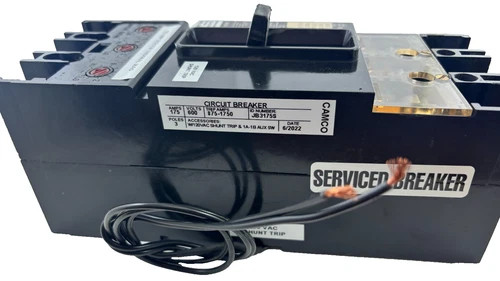 Westinghouse JB3175S 175A 600V 3-Pole Molded Case Circuit Breaker with Shunt Trip — product image 4 of 5