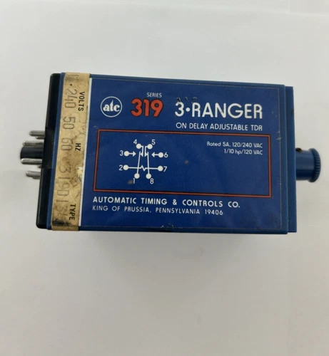 ATC Series 319 3-Ranger On-Delay Adjustable Timer 319D134 — product image 3 of 4