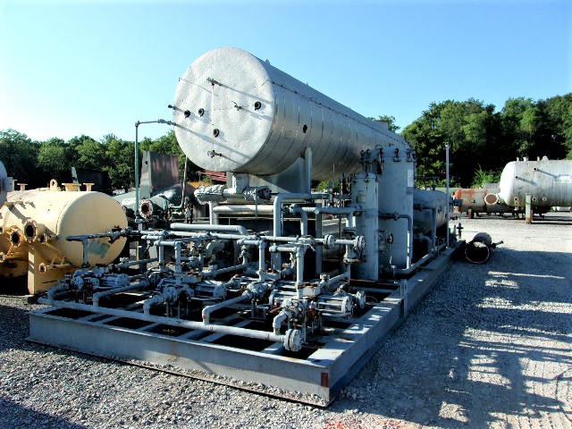 Exterran 60" x 28' 2MM BTU/hr Indirect Fired Line Heater Skid