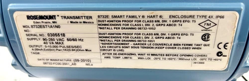 Rosemount 8732EST1A1N0 Magnetic Flow Transmitter — product image 2 of 6