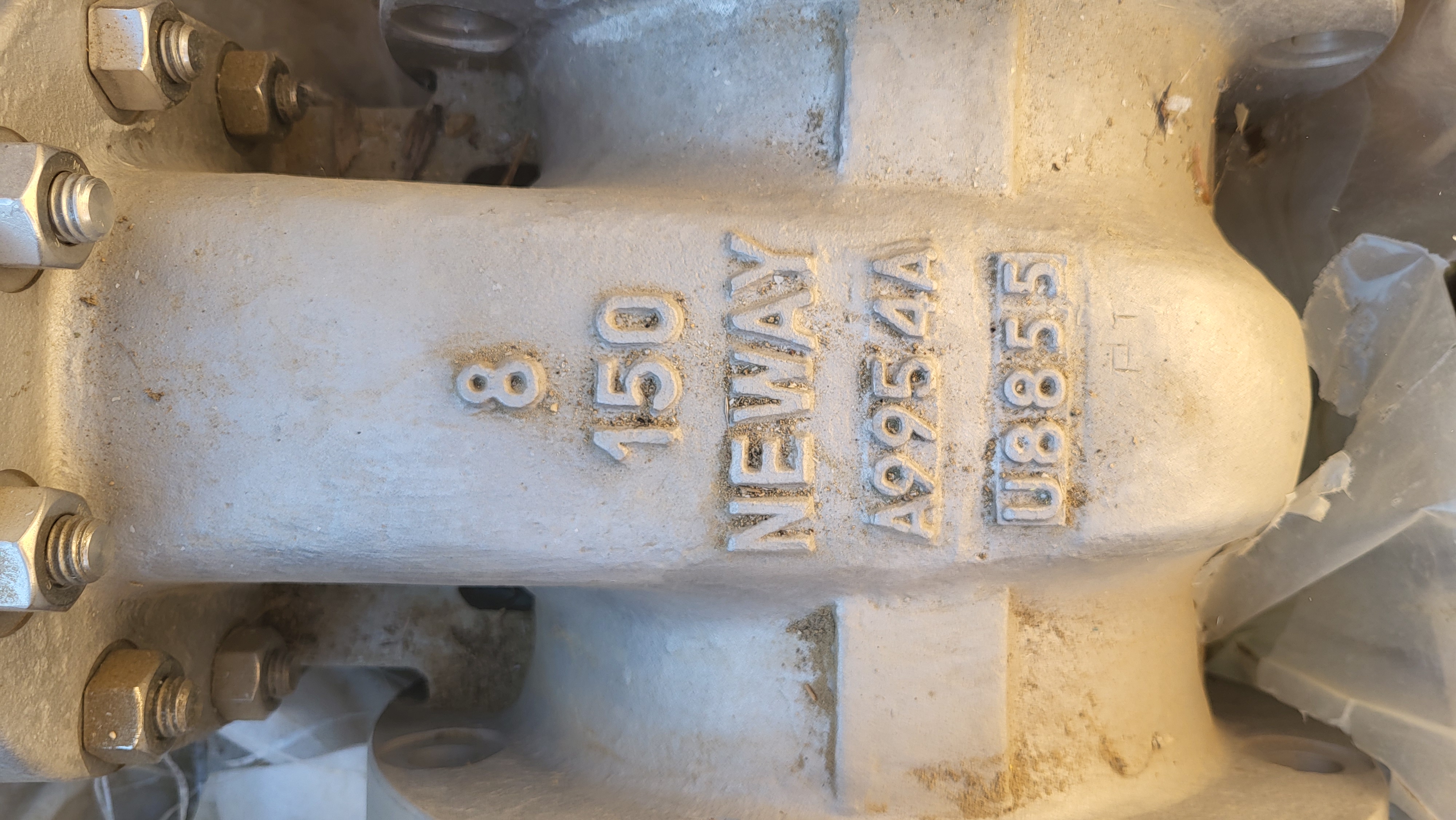Neway 8-Inch Class 150 Gate Valve Fig. No. 8G1RNF51-HFW-G-600 — product image 2 of 5