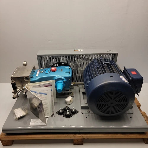 Cat Pumps 3801K.CO2 Triplex Plunger Pump with 15 HP Marathon Electric Motor — product image 21 of 21