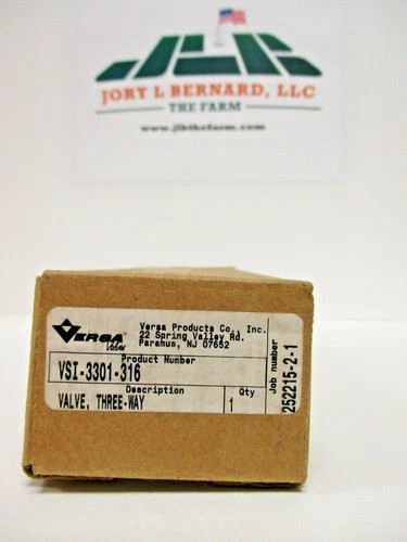 Versa VSI-3301-316 Stainless Steel Three-Way Valve — product image 8 of 8