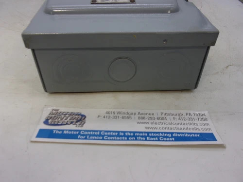 ITE JF422 Fusible Safety Switch, 3-Pole, 60A, 240V, NEMA 1 — product image 6 of 9