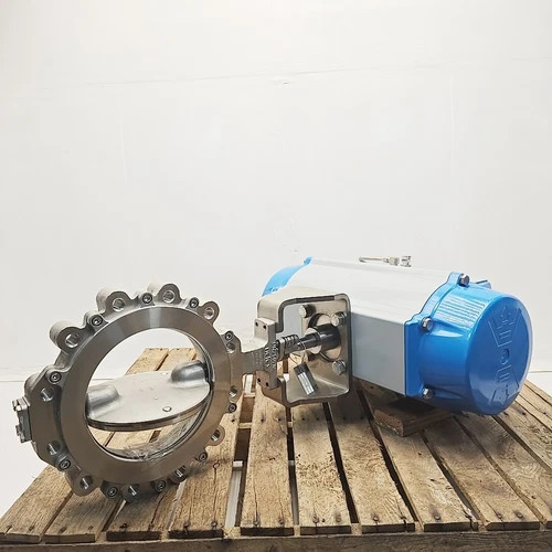 Neles Jamesbury 10" LG5CBA10AACATV CL-150 Actuated Butterfly Valve CF8M — product image 7 of 8
