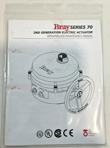 Bray Series 70 Electric Actuator with 1-1/4 Inch Flanged Ball Valve 70-0051-113D0-536/A — product image 9 of 9