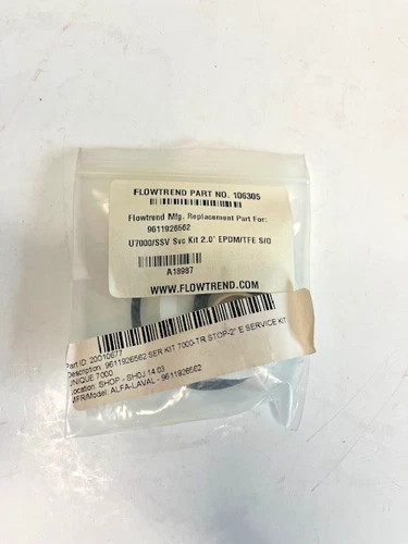 Flowtrend 106305 Service Kit for 2" U7000/SSV Valve — primary product image