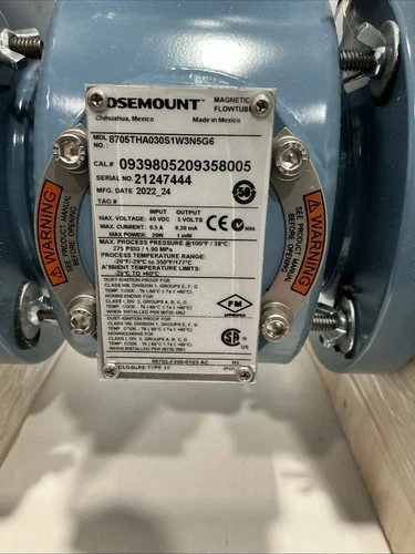 Rosemount 8705 Flanged Magnetic Flow Meter 8705THA030S1W3N5G6 — product image 2 of 9