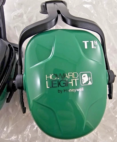 Howard Leight by Honeywell Thunder T1H Helmet-Mounted Earmuffs, NRR 23, Green — product image 2 of 5