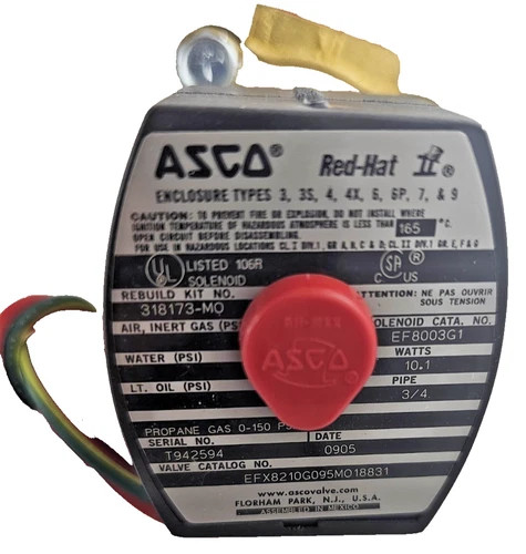 ASCO RedHat II Solenoid Valve EFX8210G0095MO18831 — primary product image