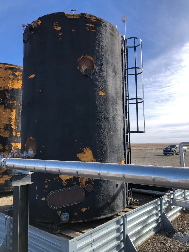 400 BBL GLM Fire Tube Insulated Storage Tank – 1995 — product image 4 of 6