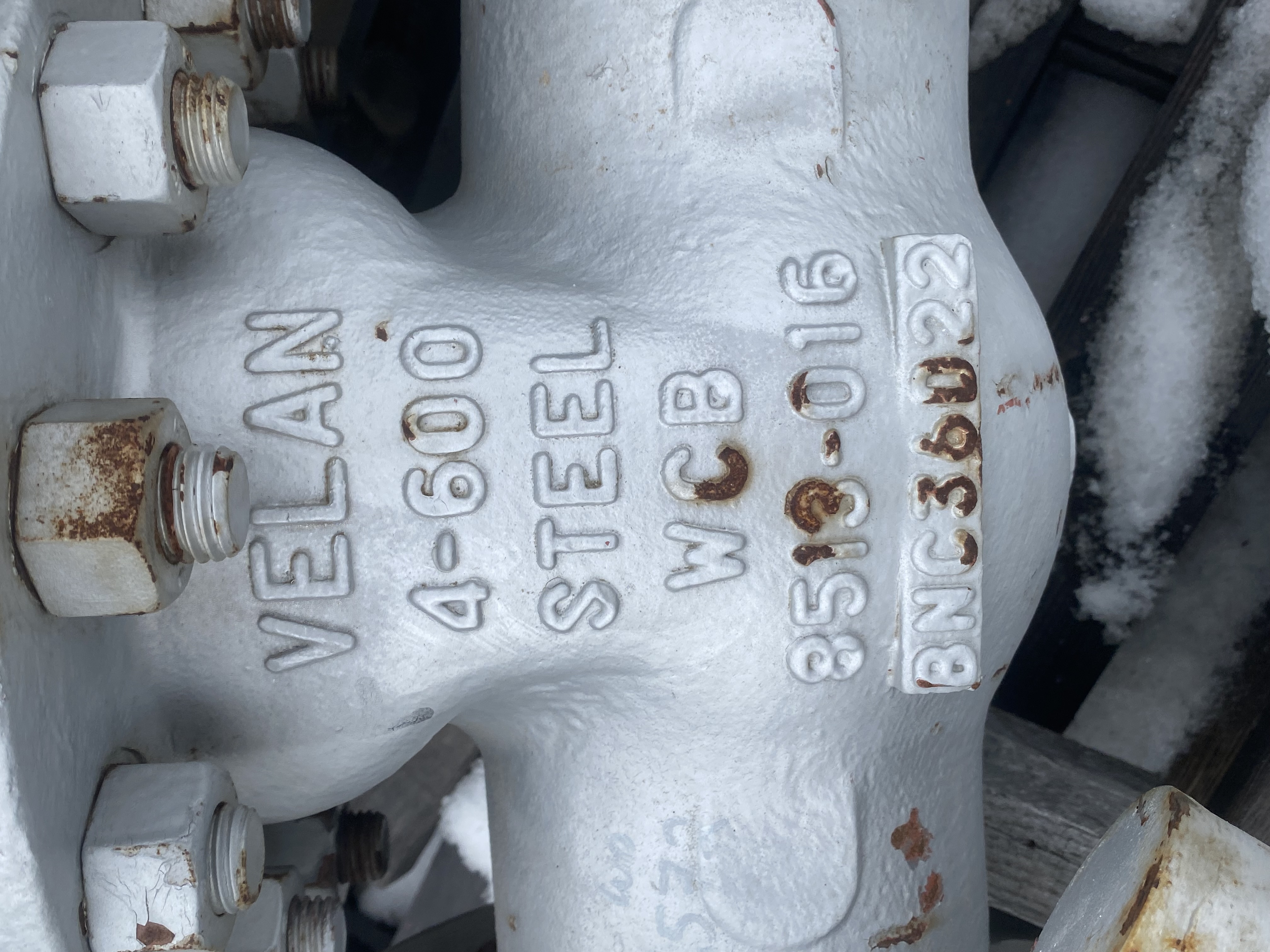 Velan 4" Class 600 Forged Steel Gate Valve F12-2064C-02TS — product image 2 of 4