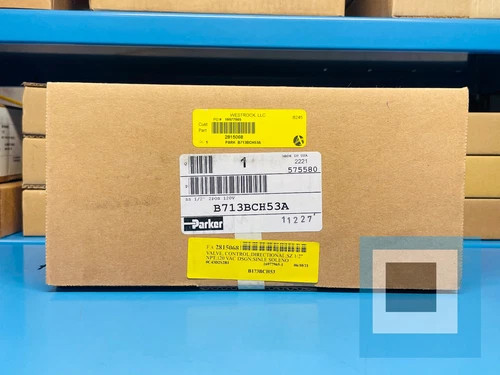 Parker B713BCH53A B7 Series Inline Hydraulic Valve 4-Way 2-Position