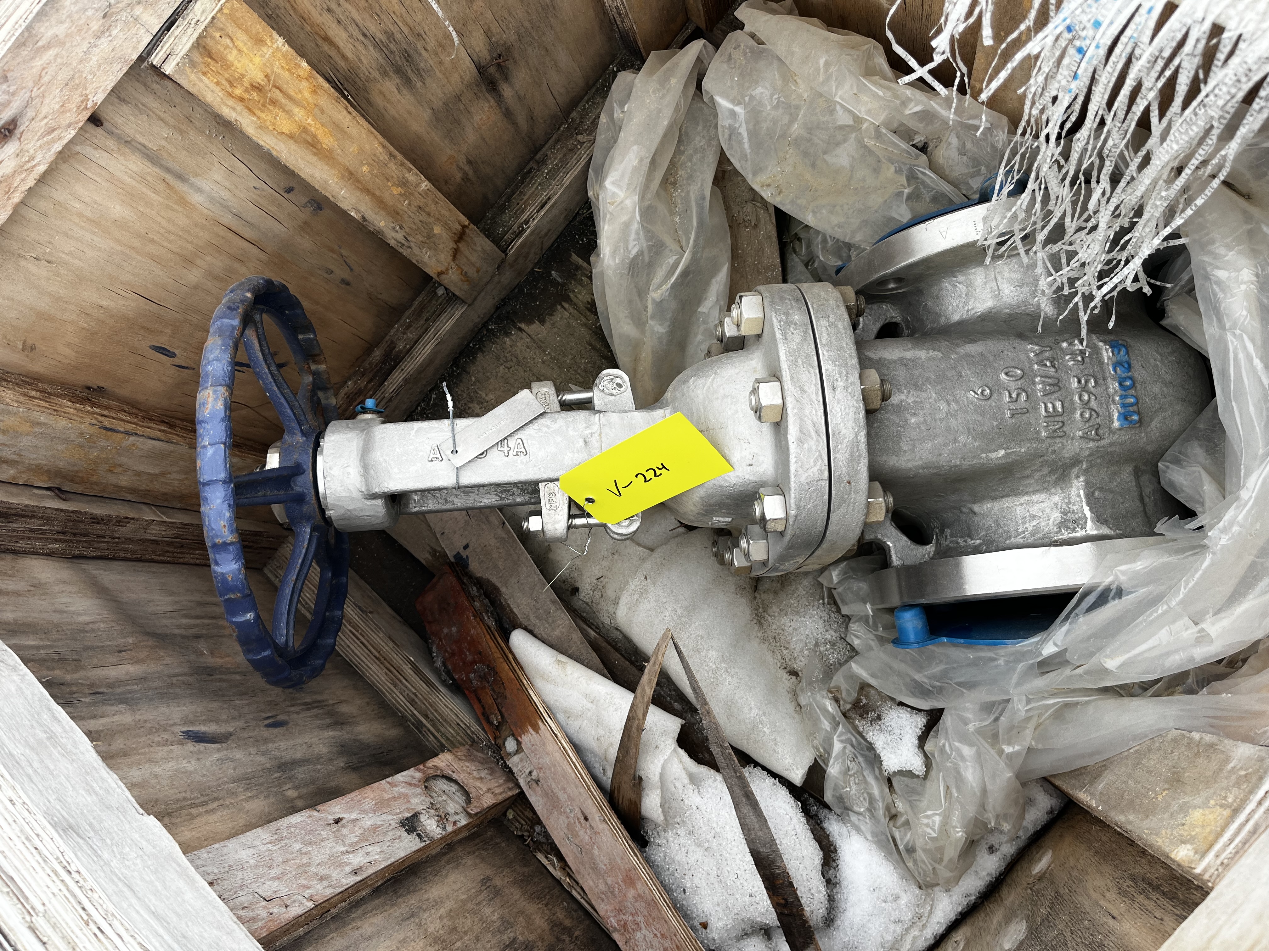 Neway 6 Inch Class 150 Duplex Stainless Steel Gate Valve Fig. 3406