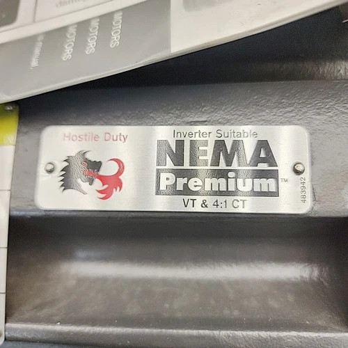Nidec US Motors Hostile Duty NEMA Premium 200 HP Electric Motor - Model 6313-J/C3 — product image 3 of 6