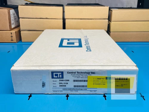Control Technology 2500-C300 CPU 512K Processor Module