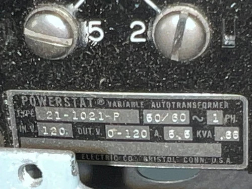 Superior Electric Powerstat Motorized Variable Autotransformer 21-1021-MD — product image 4 of 9