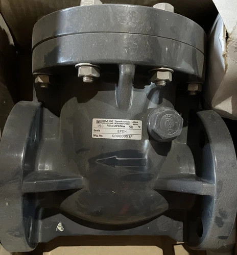 Asahi America Swing Check Valve SCA020E 2-inch ANSI Flanged PVDF EPDM
