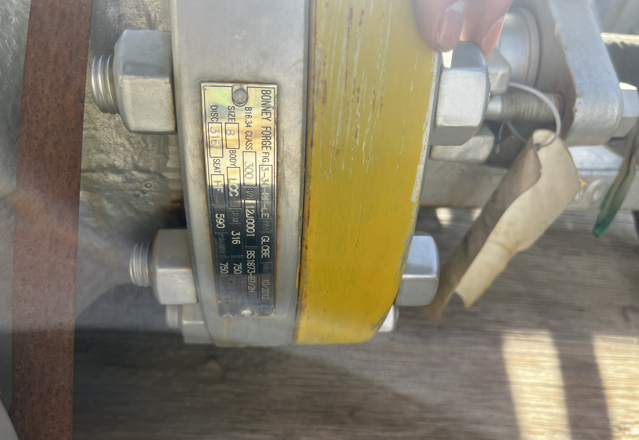 Bonney Forge Globe Valve B-300 8-inch Class 150 — product image 2 of 2