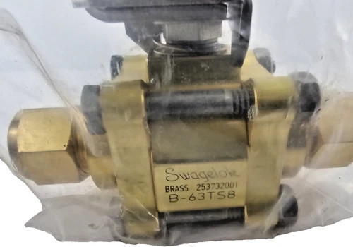 Swagelok B-63TS8 Brass Ball Valve 1/2" — product image 2 of 9