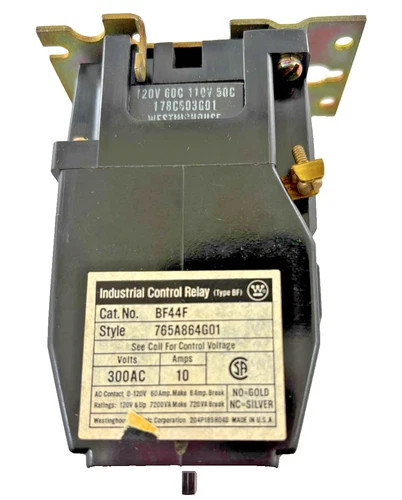 Westinghouse BF44F Control Relay 4NO-4NC 300V 10A — product image 2 of 6