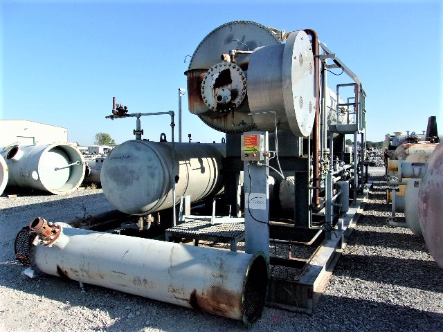Exterran 60" x 28' 2MM BTU/hr Indirect Fired Line Heater Skid — product image 3 of 12