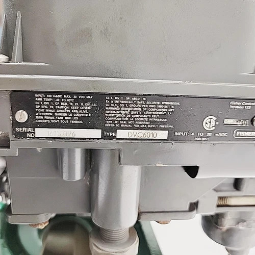 Fisher 4" ET CL150 Control Valve with 667 Size 45 Pneumatic Actuator — product image 5 of 8