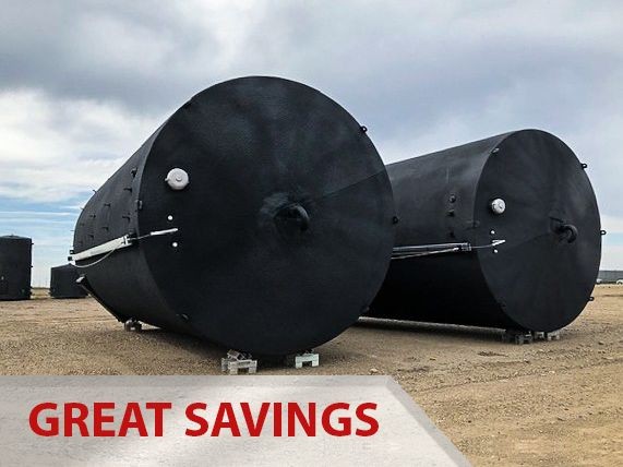 New 1000 BBL Production Tanks – Insulated Coated EnviroVault