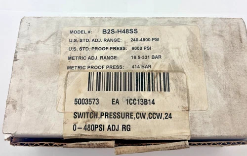 Barksdale B2S-H48SS Bourdon Tube Pressure Switch — product image 7 of 8