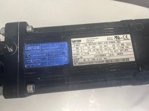 Lenze MCS 09H41-RS0P1-A14N-ST5800N-R0SU Synchronous Servo Motor with Vogel MPRN 01 Planetary Gearbox, 1.6 kW (2.15 HP) — product image 2 of 6
