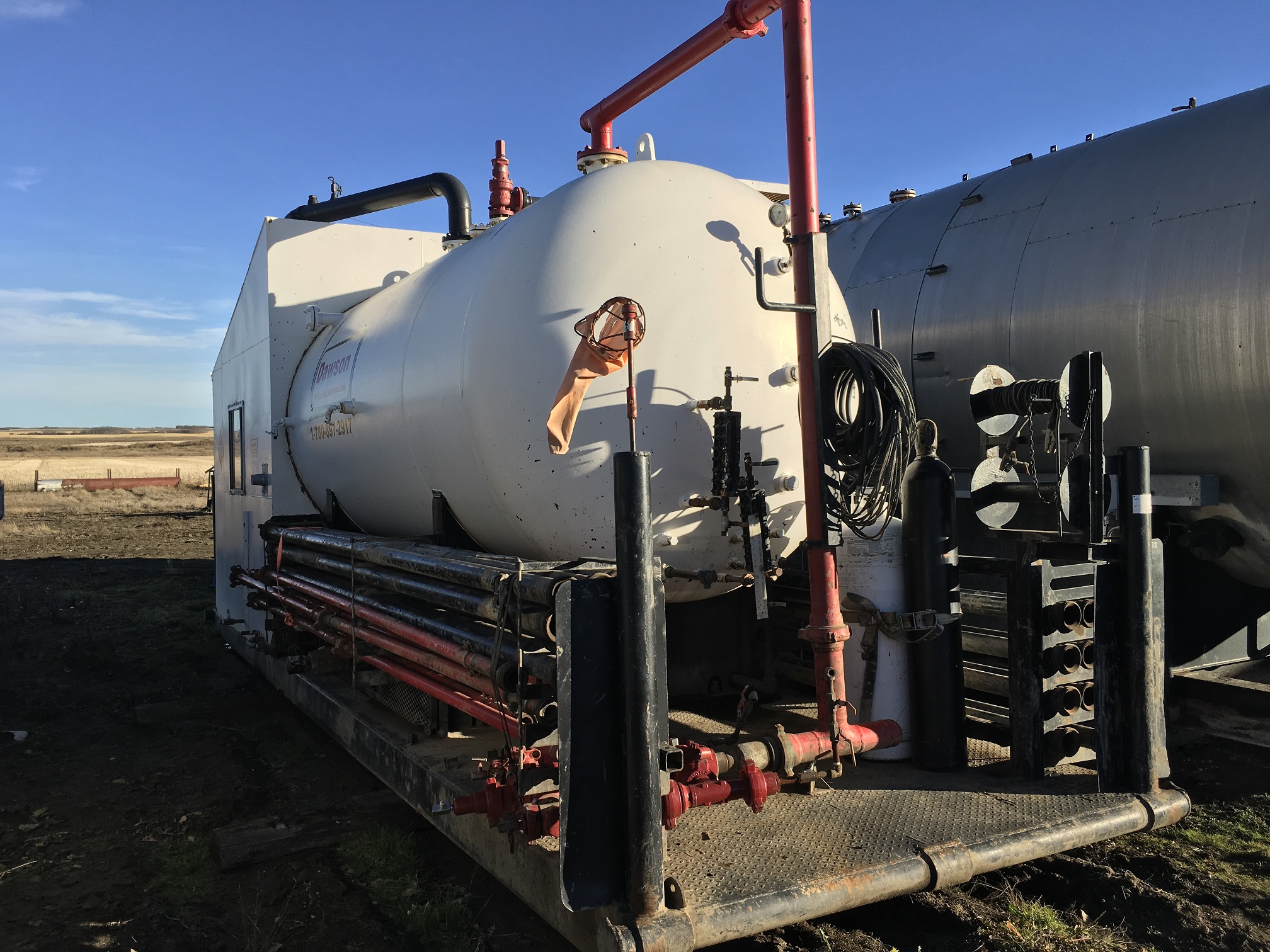 Wells-Hall 7' x 13' Horizontal Test Separator Unit