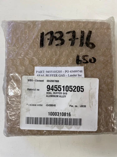 Buffer Gas Seal 9455105205 Aluminum Alloy — primary product image