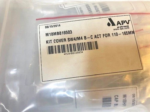 APV M18MB816503 Valve Kit Cover SW4/M4 B-C ACT for 110-165mm 2"-4" — product image 2 of 3