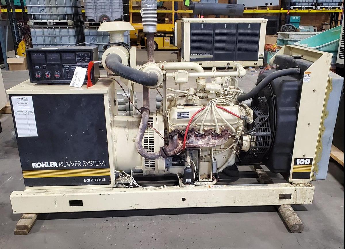 Kohler 100RZ282 100kW Natural Gas Generator Set
