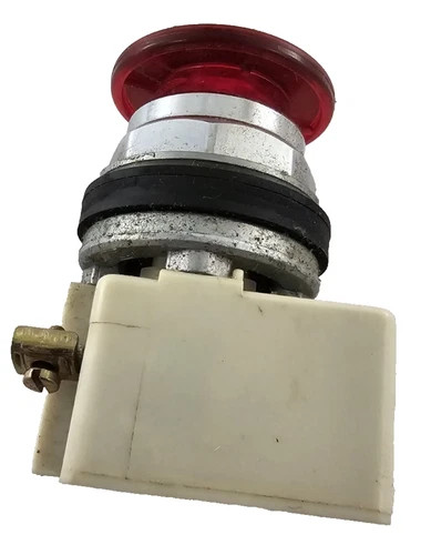 Square D 9001KR9P1R Red Illuminated Push-Pull Button Operator — product image 4 of 7
