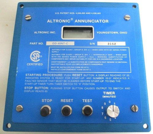Altronic DD-40NT-C Digital Annunciator — product image 6 of 8