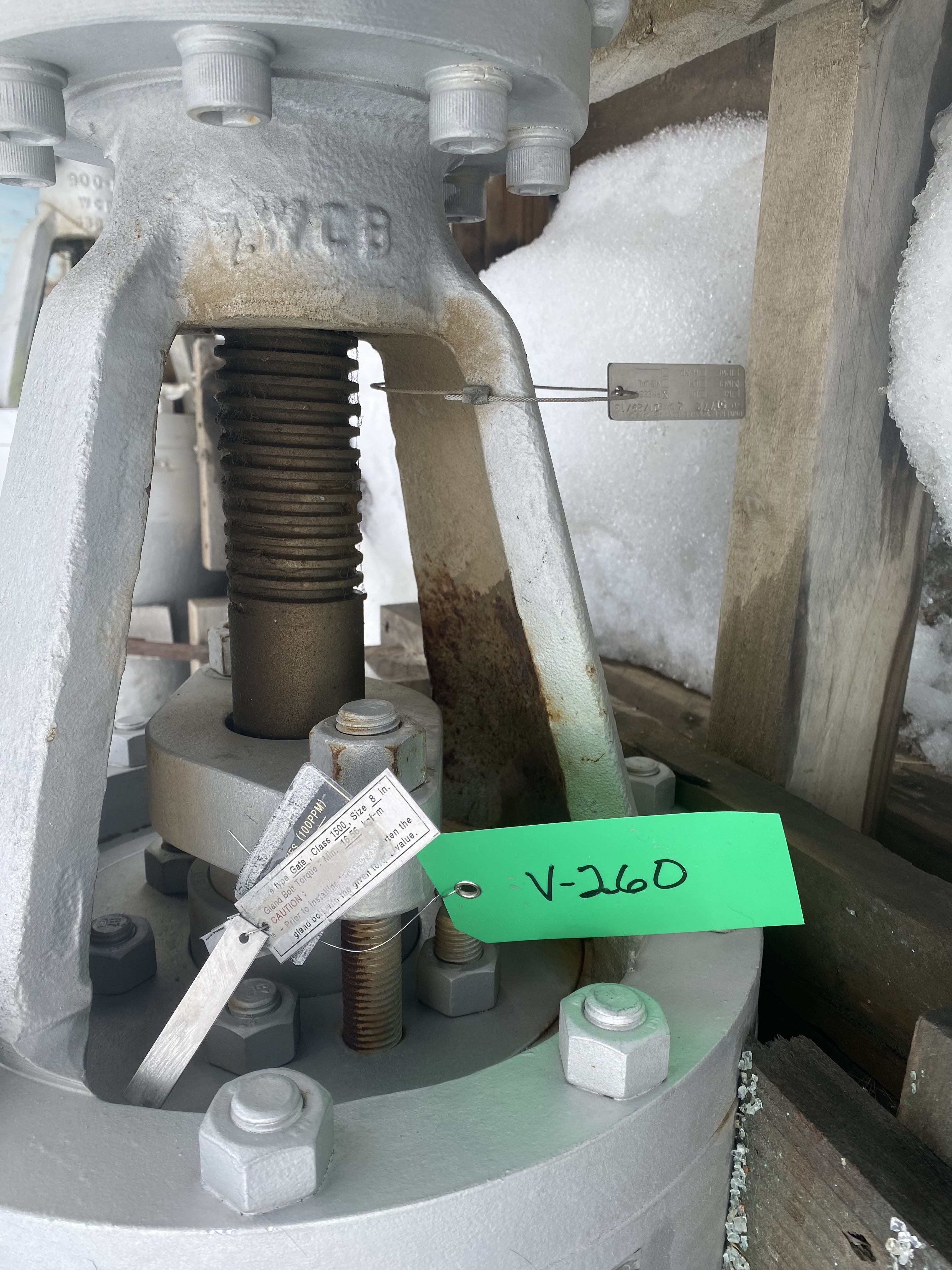 Williams 8 Inch Class 1500 Gate Valve — product image 6 of 6