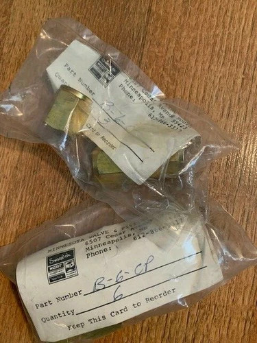 Swagelok B-6-CP 3/8 Inch Brass Tube Fitting Cap (Lot of 9) — primary product image