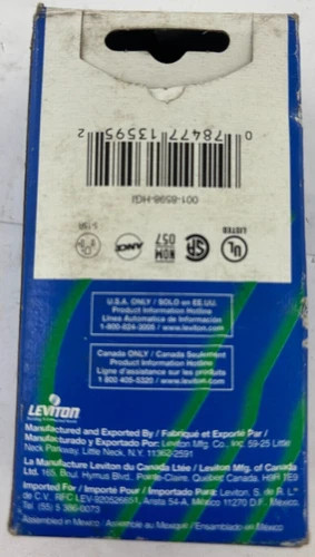 Leviton SmartLock GFCI 15 Amp Duplex Receptacle — product image 5 of 6