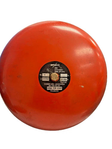 Amseco MSB-10B-24P 10-Inch Polarized Audible Signal Appliance Bell, 24VDC