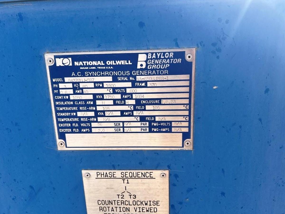 MTU Detroit Diesel 16V2000 M36 R1637M36 Diesel Engine with Radiator Skid — product image 5 of 5