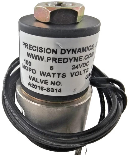 Precision Dynamics A2016-S314 Solenoid Valve 24VDC 6W 100 MOPD 1/8 NPT — primary product image