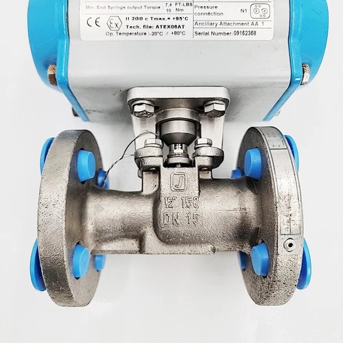 Jamesbury 1/2" CL150 Ball Valve 7150P11136001112 with VPVL100 SR Actuator and Quartz Position Monitor — product image 2 of 6